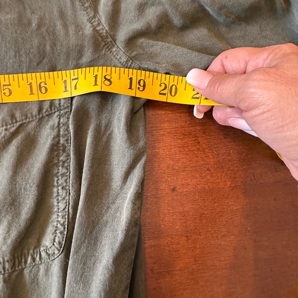 Bella Dahl size medium Wake me‎ up army green utility jumpsuit - Picture 10 of 16